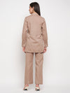 Light brown Linen Shirt Pant Set