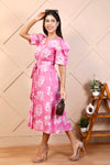 Blush Bloom Midi Dress