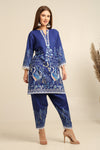 Indigo Mor Print Kurta Pant
