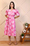 Blush Bloom Midi Dress