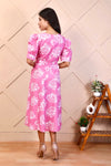 Blush Bloom Midi Dress