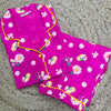 Pink Yellow Floral Printed Nightsuit for Kids