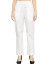 White textured kaftan shirt pant set