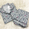 Grey Penguin Printed Nightsuit