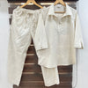 Cosmic Latte Palm Linen set