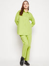 Lime Green Shirt Pant Co-ord Set