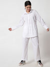 White Shirt Pant Co-ord Set