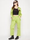 Lime Green Shirt Pant Co-ord Set