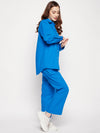 Blue Shirt Pant Co-ord Set