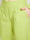 Lime Green Shirt Pant Co-ord Set