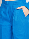 Blue Shirt Pant Co-ord Set