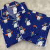 Royal Blue Unicorn Printed Nightwear for kids