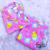 Pink Duck Printed Nightsuit for Kids