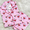 Pink Penguin Printed Nightsuit for Kids