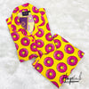 Yellow Donut Printed Nightsuit